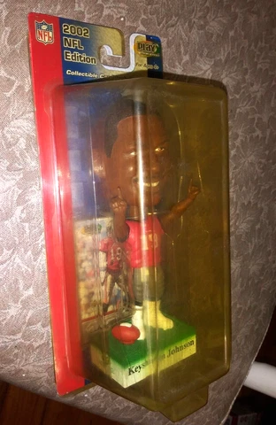 2002 Keyshawn Johnson Bobblehead Play Makers NFL Edition Tampa Bay Buccaneers Cover