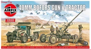Pistola Airfix Bofors 40mm + Tractor Escala 1:76 Modelo Kit - Imagen 1 de 1