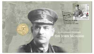 2018 Sir John Monash PNC with $1 Coin - Picture 1 of 5