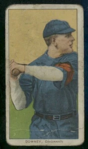 1909-11 T206 Tom Downey Batting Sweet Caporal 350 GD+ - Picture 1 of 2
