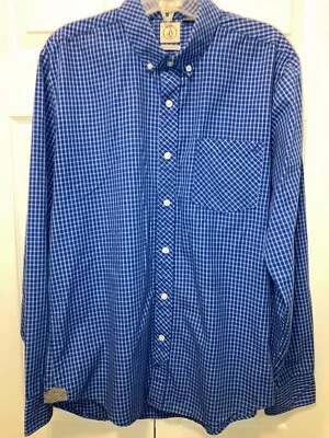 Volcom Men's Blue White Black Plaid Classic Fit Button Down Shirt Size M Nice! - Image 1 of 4