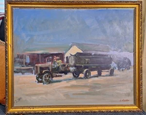 Lajos Markos original oil painting signed framed - Picture 1 of 3