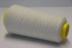 X12 (150€/kg) 100g 65% ANGORA / KASCHMIR NATUR (20/2) Wolle Zwirn Strick Lace - Bild 1 von 6