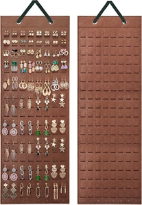 Hanging Earring Holder Organizer with 20 Hooks for Women, Earring Organizer Wall - Picture 1 of 12