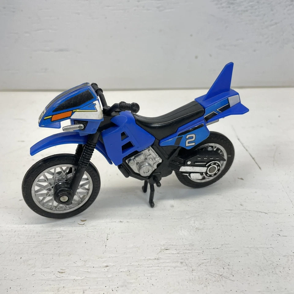 Bicicleta Power Rangers Chikyu Sentai Fiveman Hawk Arrow 2 Azul Bandai Foto 1 de 4