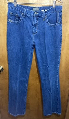 Rockies Jeans Womens 14 32x32 LONG Blue Denim Western Mid Rise Bareback VTG 90s - Image 1 of 4