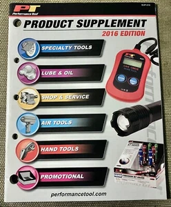 2016 Performance Tool PT Product Supplement Catalog - Picture 1 of 1