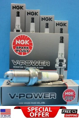 6 Spark Plugs NGK 4291 OEM # ZFR6F11 V-Power COPER for TL CL 3.2L 929 3.0L V6, - Image 1 of 4