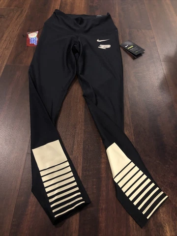 New Nike Purdue Boilermakers Womens Leggings Pants Size XL Cover