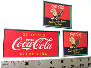water slide decal set for Marx Coca-Cola  truck  W/TRACKING