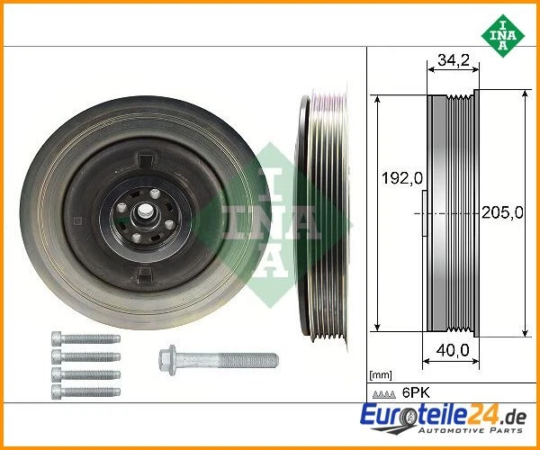 Pulley Kit, Crankshaft INA 544050420 for Volvo XC40 - Image 1 of 1