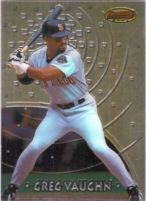1997 Bowman's Best #53 Greg Vaughn San Diego Padres - Image 1 of 2