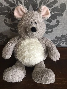 Gund Furful Mouse Plüsch Beanie Kuscheltier grau weiß 60452 SCHWER ZU FINDEN - Bild 1 von 9