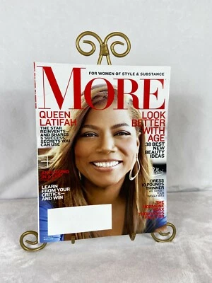 MORE Magazine - October, 2013.  Queen Latifah. 160 Pages. Look Better With Age. Foto 1 de 2