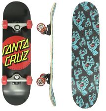Santa Cruz Classique Point Enfants Skateboard Super Micro 7,25 '' x 27'' Noir /