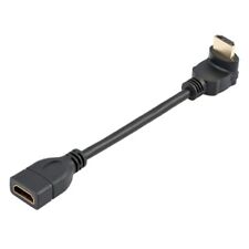 15cm 90-degree Extension Up-Angle Elbow HDMI Cable Lead Right-Angle 1080p 4k HD