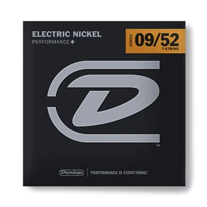 Cuerdas de guitarra eléctrica Dunlop 7 cuerdas herida de níquel 09-52 DEN0952 - Imagen 1 de 2