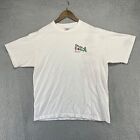 Vintage Senor Frogs Shirt Men's Extra Large White Cancun Mexico Graphic 90S Usa