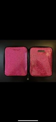 Betsey Johnson Pink Non-Shedding Glitter Tablet Case - Image 1 of 4