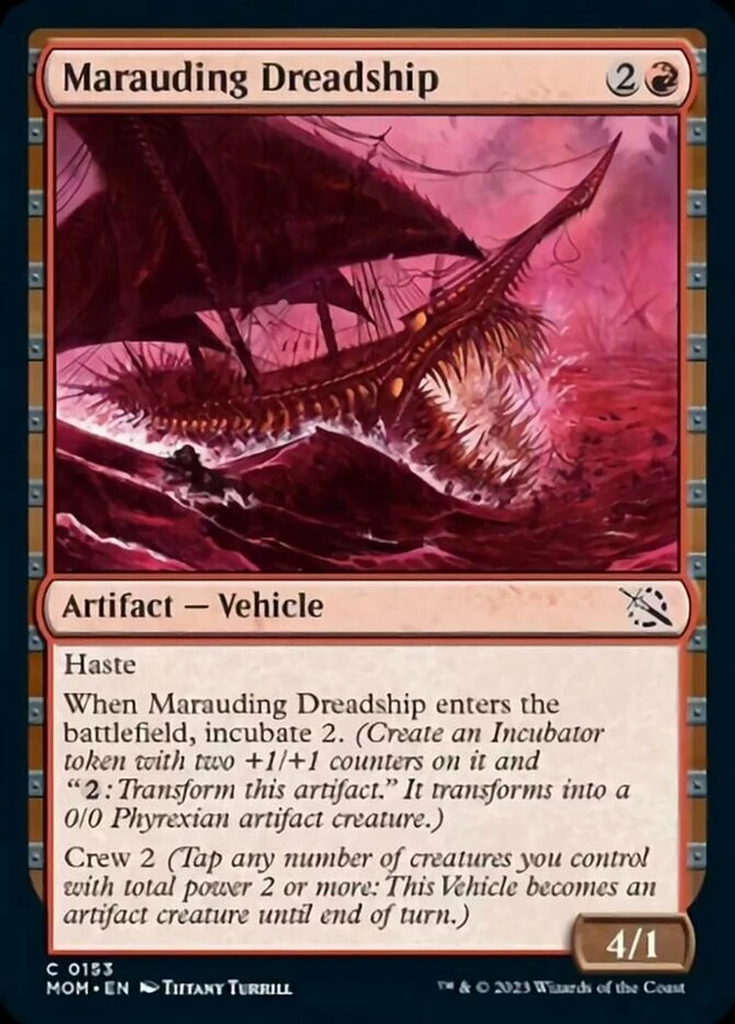 x1 Marauding Dreadship - March of the Machines - NM - MTG - Image 1 of 1