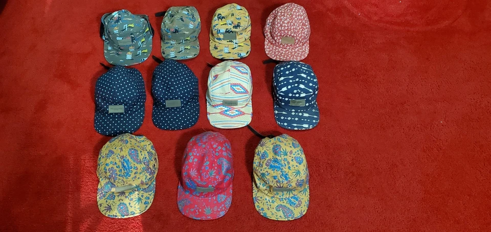 Повинуйтесь пропаганды шляпы лот из 11 регулируемый крышка ацтеков ротвейлер красный пейсли - Изображение 1 из 4