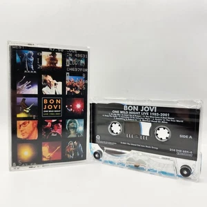 Bon Jovi One Wild Night Live 1985-2001 Cassette Island Records 314 548 684-4 - Picture 1 of 7