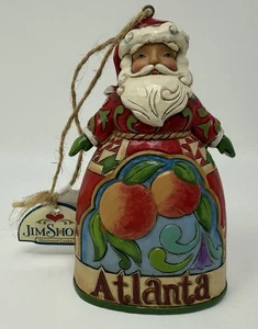 Jim Shore Atlanta Georgia Pfirsich Weihnachtsschmuck Figur Heartwood Creek 4,5 Zoll - Bild 1 von 11