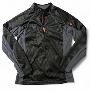 Warm R Freeze Out 1/2 Zip Motorcycle Pullover Mens L Biker Thermal Jacket - Picture 1 of 8