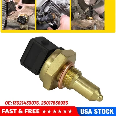 Coolant/Oil Temperature Sensor Fits BMW 128i 135i 323i M6 X3 X5 X6 13621433076 - Image 1 of 4