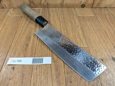 Cuchillo de cocina de chef japonés NAKIRI HOCHO vintage de Japón 175/308 mm LL160 Foto 1 de 4