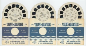 MEXICO CITY 1957 Sawyer's 3 View-Master Reels 501-ABC - Picture 1 of 1