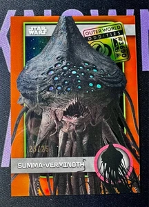 2025 Topps Chrome Star Wars Summa-Verminoth True Orange Refractor SP /25 - Picture 1 of 1