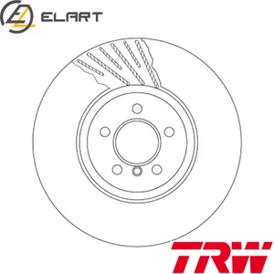 2x BRAKE DISC DF6614S FOR BMW 5/F11/F10/Gran/Turismo/F07 N63B44B/A 4.4L 8cyl - Picture 1 of 18