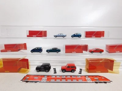 7X Herpa H0 1:87 MB 032384 A-Klasse Geländewagen C220 CLK Mint+Box #DP374-0,5 - Immagine 1 di 4