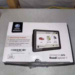 Rand McNally RoadExplorer 7 Advanced GPS Car Tablet Sealed Box - Picture 1 of 10