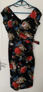 Pretty Dress Company Dress Size 8 Cotton Stretch Off Shoulder - Picture 1 of 6