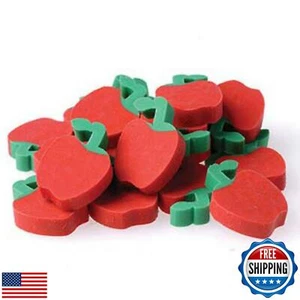 US Toy - Miniature 3/4" Apple Erasers, Ages 3 Years and Up (1-Pack of 144) - Picture 1 of 1
