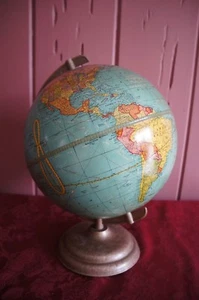 VIntage Cram's Universal Terrestrial Globe 10 1/2" No. 105 - Picture 1 of 5