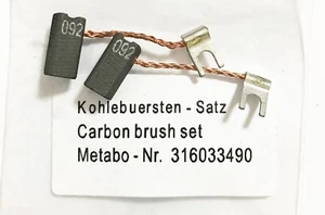 CEPILLOS METABO CARBONO 316033490 para KN6875 KU6870 550W Corte de Placas/Niblador M25 - Imagen 1 de 1