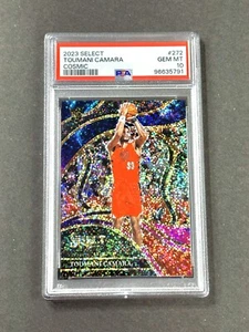2023 Select TOUMANI CAMARA Rookie Cosmic Prizm Courtside RC PSA 10 GEM MT- POP 5 - Picture 1 of 6