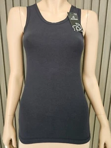 Jockey Ladies Sleeveless Classic Singlet Vest sizes 10 12 14 16 Colour Black - Picture 1 of 4