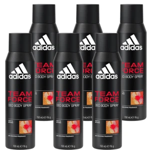 ADIDAS TEAM FORCE DEODORANTE SPRAY UOMO FRAGRANZA DURATURA DI 48 ORE 150ml - Imagen 1 de 4