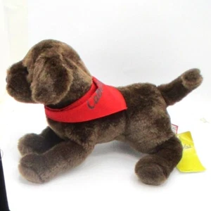 Pañuelo Douglas Chocolate Lab Puppy 14" Cabelas 2014 juguete de mimos - Imagen 1 de 5