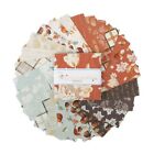 Charm Pack 5" Stacker 42 pièces Riley Blake "Shades Of Autumn" par My Minds Eye
