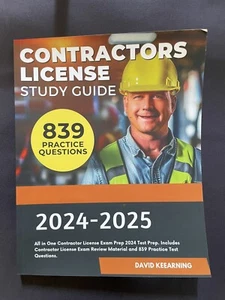 Contractors License Study Guide 2024-2025 Test Prep 839 Practice Question - Bild 1 von 8