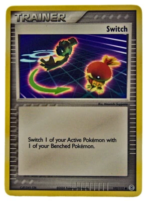 Switch 102/112 Non Holo Common Trainer EX Fire Red Leaf Green NM w/eBay Ship - Image 1 of 3