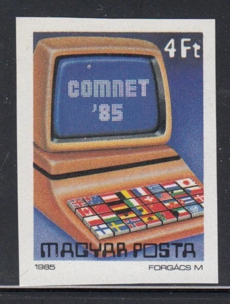 HUNGRÍA Conferencia de Ciencias de la Computación MNH sello imperforado Foto 1 de 1