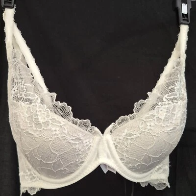 Sutiã Wacoal 'Laceperfectn' branco 34B novo com etiquetas - Imagem 1 de 4