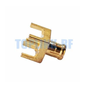 10x MCX Male Plug Thru Hole PCB Mount With Solder Post Straight RF Connector - Picture 1 of 4
