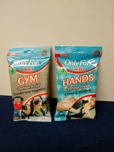 Only For Gym Wipes Pack Of 10 Wipes Only for Hand Wipes Pack of 10 Wipes  - Picture 1 of 11